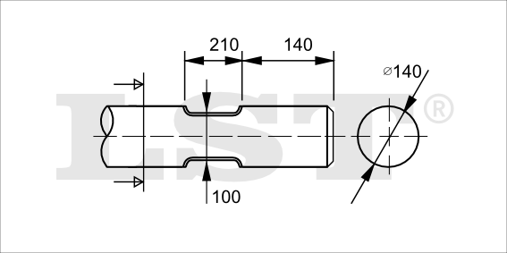 Meißel, Caterpillar, H140 (alt)
